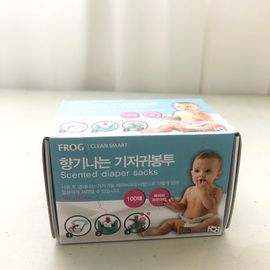 [Lieto Baby] 100 Count Scented diaper sacks-Baby Disposable Diaper Bags, Pet Waste-Made in Korea